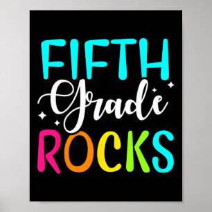 Fifth Grade Rocks Team 5th Grade Teacher Poster