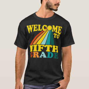 Fifth Grade Teacher Welcome Back 5th Graders Retro T-Shirt
