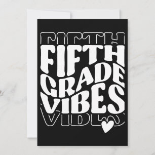 Fifth Grade Vibes Back To School Holiday Card