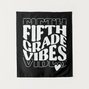 Fifth Grade Vibes Back To School Tapestry