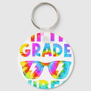 fifth grade vibes school key ring