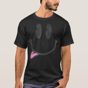 Fifth Sun 90's Style Distressed Smiley Face  T-Shirt