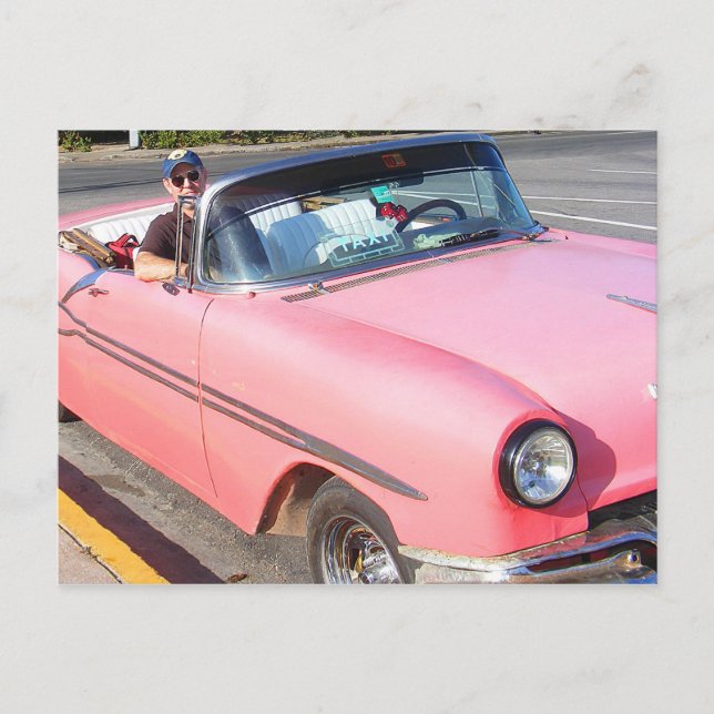 Fifties Cars Cuba Postcard (Front)