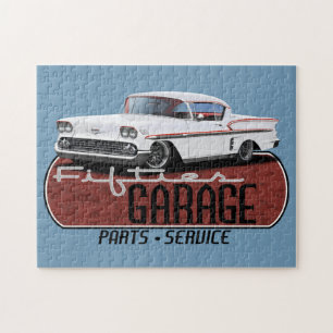 Fifties Garage Jigsaw Puzzle