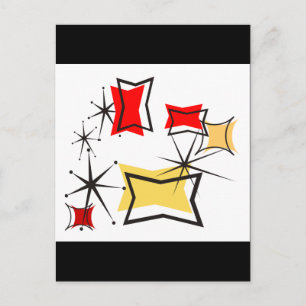 Fifties Modern Postcard