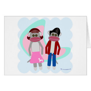 Fifties Sock Hop Sock Monkeys