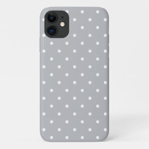 Fifties Style Grey Polka Dot Iphone 4/4S Case