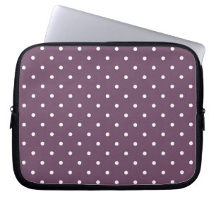 Fifties Style Purple Polka Dot Laptop/iPad 2 Case