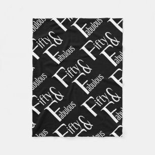Fifty and Fabulous Fleece Blanket