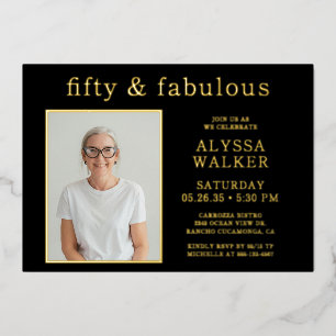 Fifty and Fabulous Photo 50th Birthday