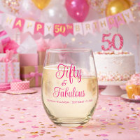 Fifty and Fabulous Script 50th Birthday Party