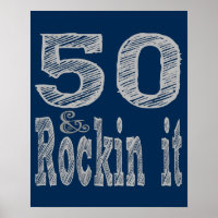 Fifty and Rockin It Fiftieth Birthday