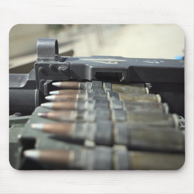 Fifty-calibre machine gun rounds mouse pad (Front)