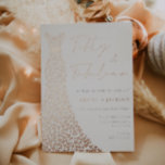Fifty & Fab Dress 50th Birthday Real Rose Gold<br><div class="desc">Fifty & Fab Dress 50th Birthday Real Rose Gold Foil Invitation

See other invitations in our Niche and Nest Store</div>