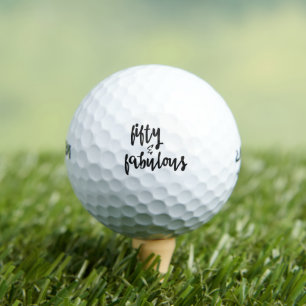 Fifty & Fabulous - 50th Birthday Golf Balls