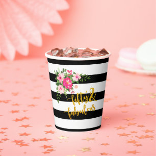 Fifty & Fabulous Paper Cup