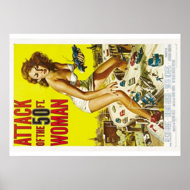 Fifty foot woman poster (Front)