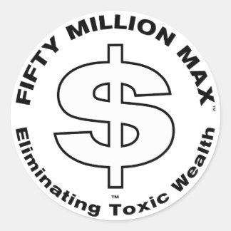 Fifty Million Max™ Dollar Logo 3" Stickers (6)
