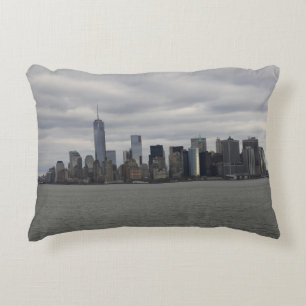 Fifty Shades of Grey NYC Manhattan Skyline Decorative Cushion