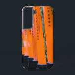 Fifty shades of orange - Senbon Torii, Kyoto Samsung Galaxy Case<br><div class="desc">Vermilion torii gateways are a famous feature of Inari shrines, and the colour evokes a strong sense of spirituality for Japanese people. The torii gateways of Inari shrines are painted by the same Inari-nuri technique as the building. The Japanese word for “vermilion”, ake, can be written in various different characters,...</div>