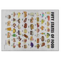 FIFTY STATES OF FOOD United States America USA Art