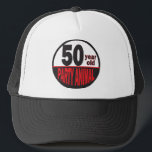 Fifty Year Old Party Animal | 50th Birthday Trucker Hat<br><div class="desc">Fifty Year Old Party Animal Hat.  A fun gift for someone's 50th Birthday.  If you have any questions about this product or any other DesignsByDonnaSiggy Products please contact me at siggyscott@comcast.net.  I'll be happy to help. Thank you for the support and stopping by my store!</div>