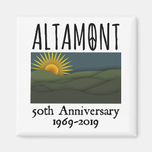 Fifty Years Altamont Speedway Free Concert 1969 Magnet