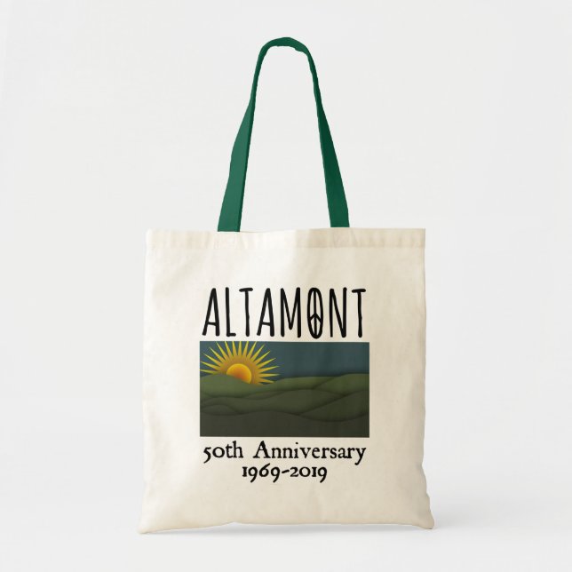 Fifty Years Altamont Speedway Free Concert 1969 Tote Bag (Front)