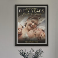 Fifty Years | Golden Anniversary Welcome Sign