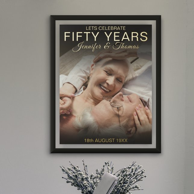 Fifty Years | Golden Anniversary Welcome Sign (Creator Uploaded)