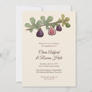 Fig Branch Engagement Party Invitation