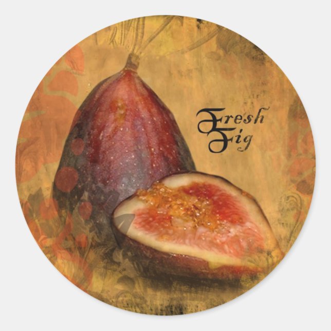 Fig Classic Round Sticker (Front)