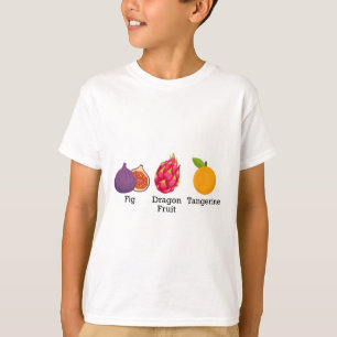 Fig Dragon Fruit Tangerine Fruit Subtle Anti Trump T-Shirt