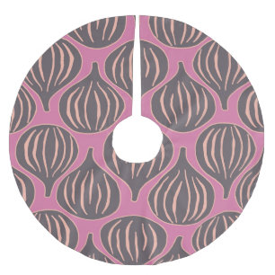 Fig Fantasy: Vintage Holiday Seamless Brushed Polyester Tree Skirt