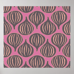 Fig Fantasy: Vintage Holiday Seamless Poster