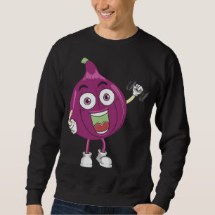 Fig, Fruit Costume Workout Bodybuilding Lift Gym G Sweatshirt