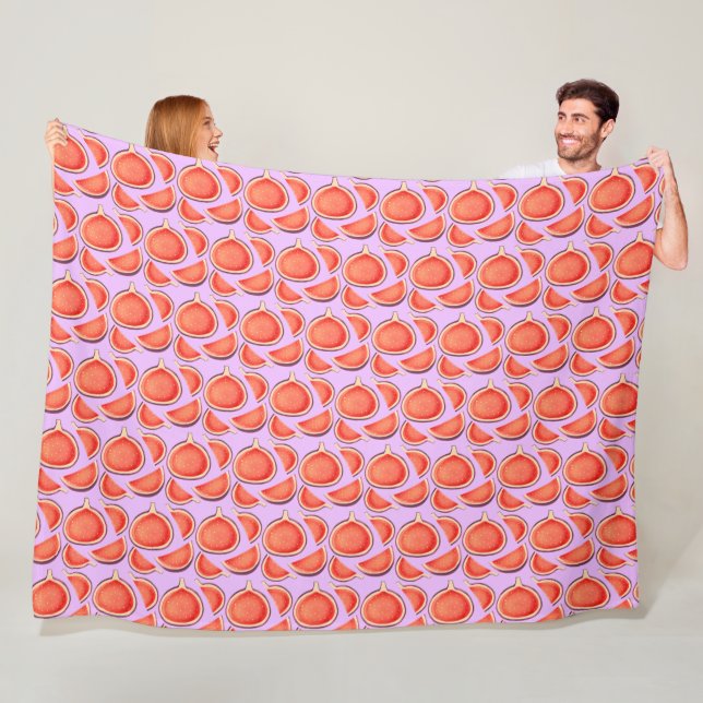 Fig Fruit  Fleece Blanket (In Situ)