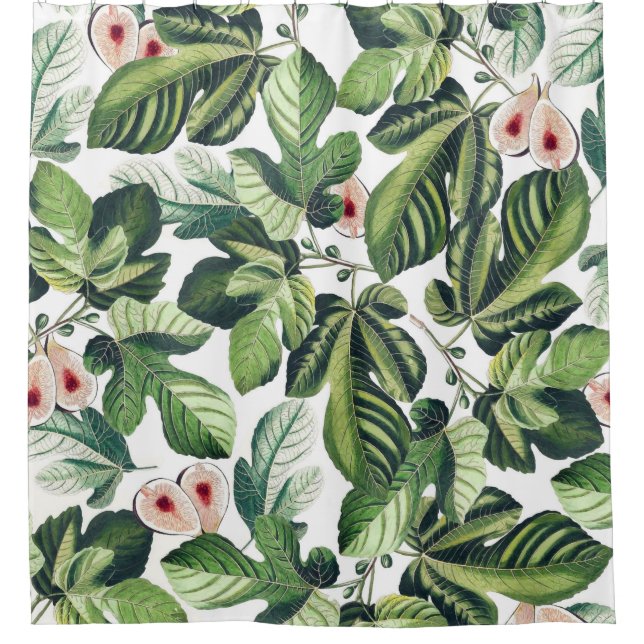 Fig Garden Shower Curtain (Front)