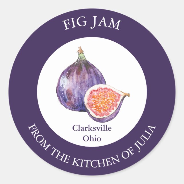 Fig Jam Label  (Front)