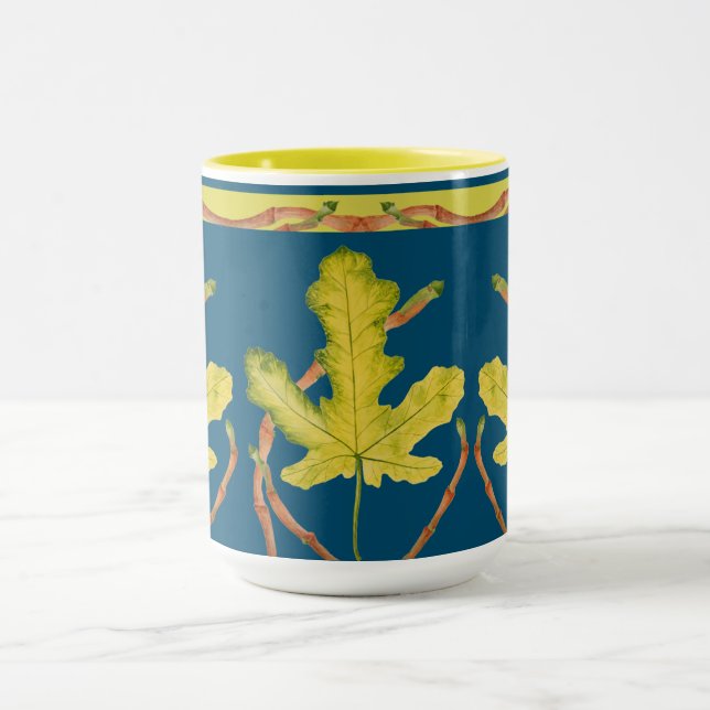 Fig Leaves on a Combo Mug (Center)