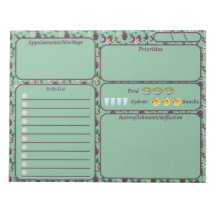 Fig To Do List | Cute Notepad | Office Desk Pad