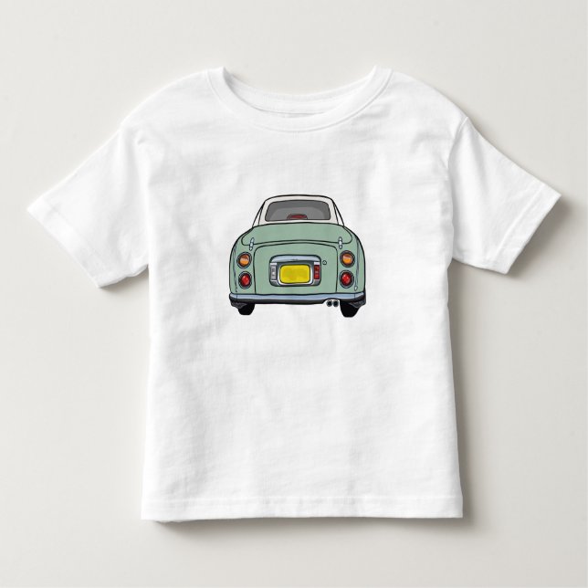 Figarations Cute Emerald Green Figaro Cartoon Car Toddler T-Shirt (Front)