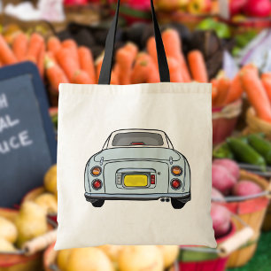 Figarations Cute Pale Aqua Blue Figaro Car Tote Bag