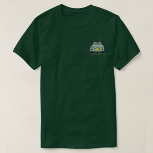 Figarations Emerald Green Figaro Driver Name T-Shirt