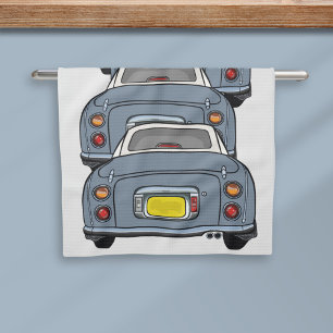 Figarations Figaro Car Convoy Lapis Kitchen Towel