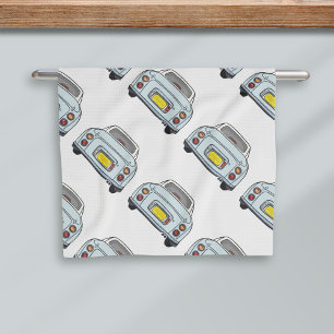 Figarations Figaro Car Pale Aqua Kitchen Towel