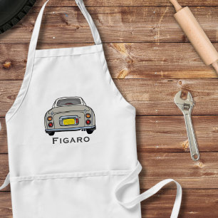 Figarations Figaro Car Topaz Mist Name Apron