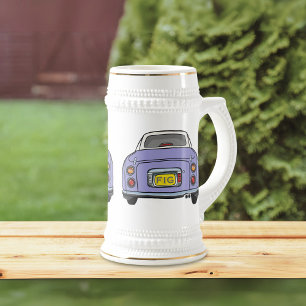 Figarations Monogram Lilac Figaro Car Beer Stein