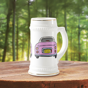 Figarations Monogram Pink Figaro Car Beer Stein