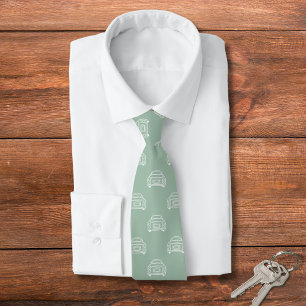 Figarations Monoline Emerald Green Figaro Car Tie